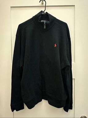 Polo by Ralph Lauren Black Full-Zip Men’s Sweater